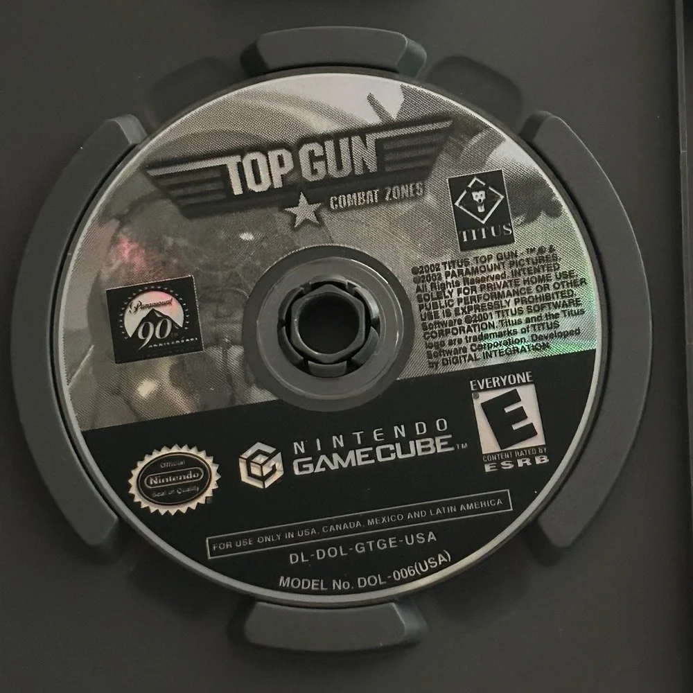 Top Gun: Combat Zones (Nintendo GameCube) CIB COMPLETE & TESTED
